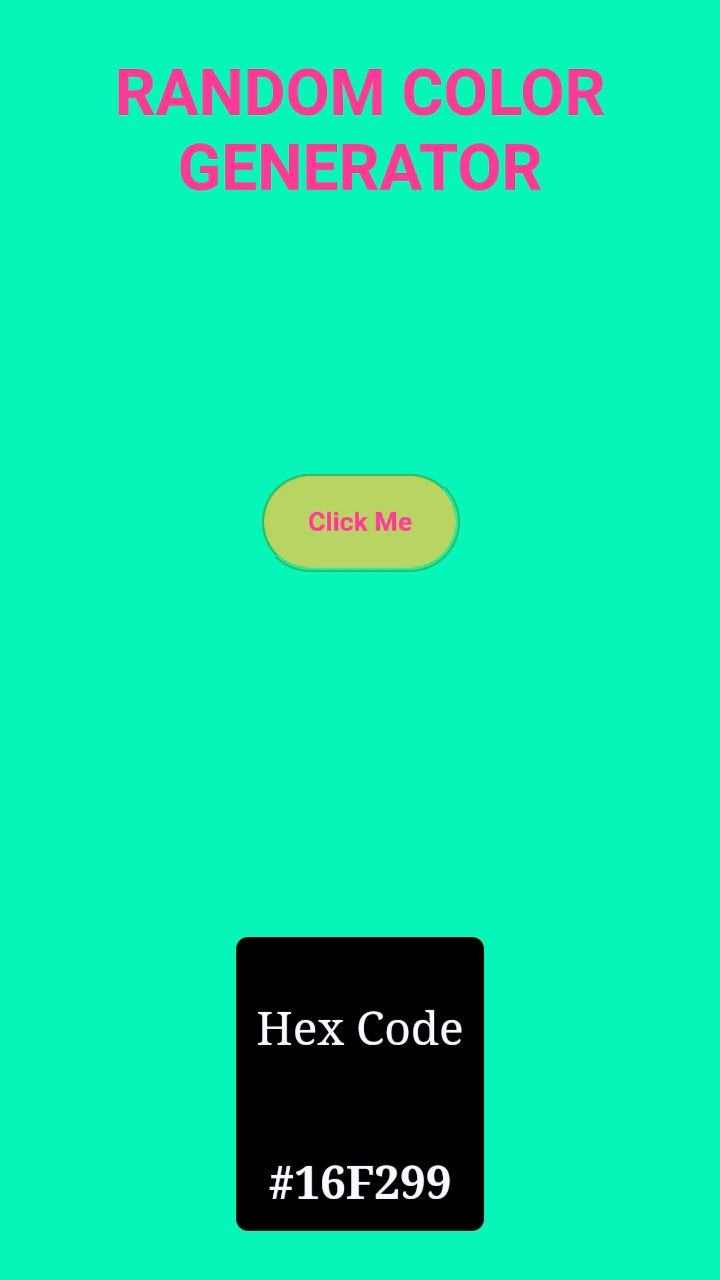 Random Color generator